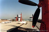 View across the top of the craft